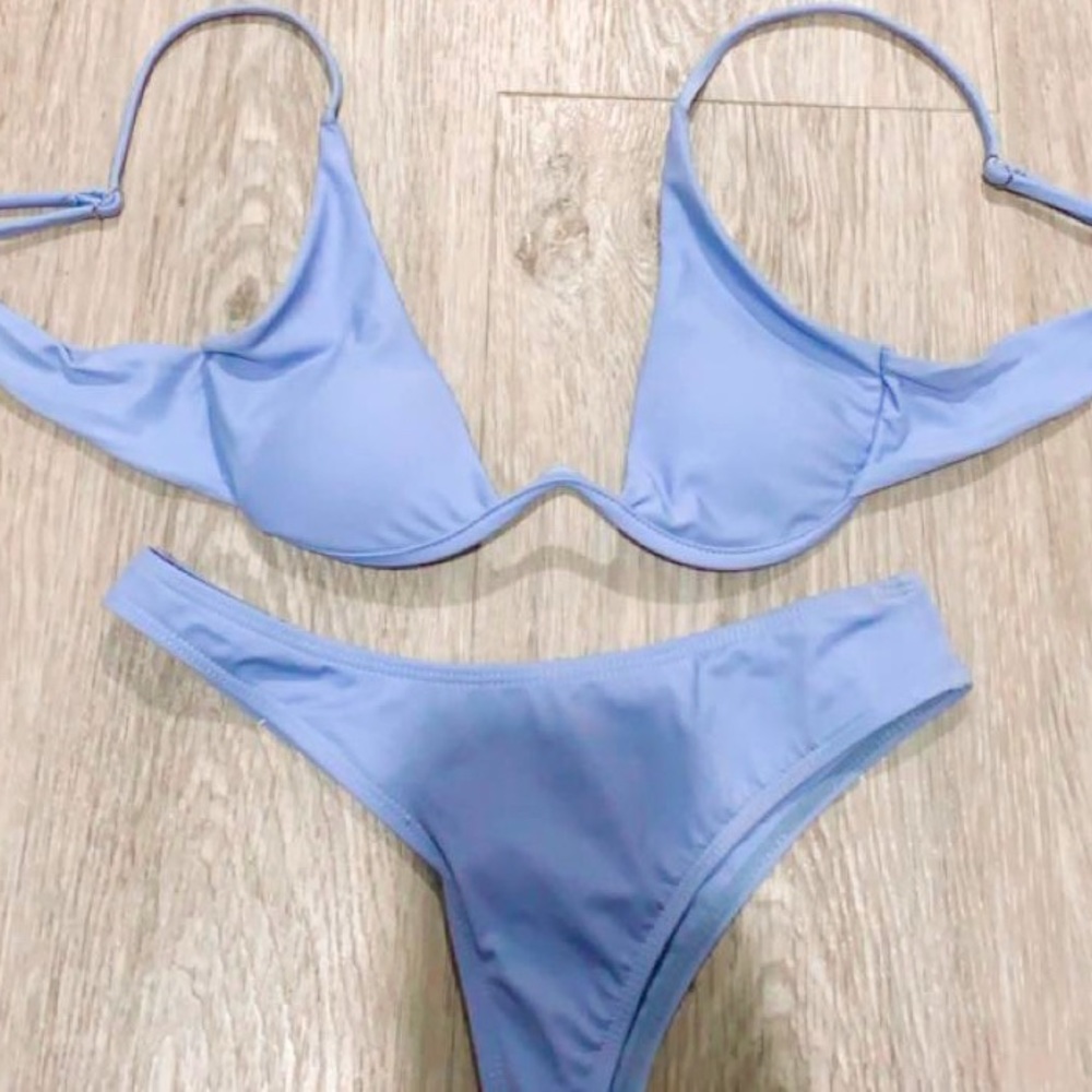 Pastel Purple underwire Shein Bikini (Never Worn)
